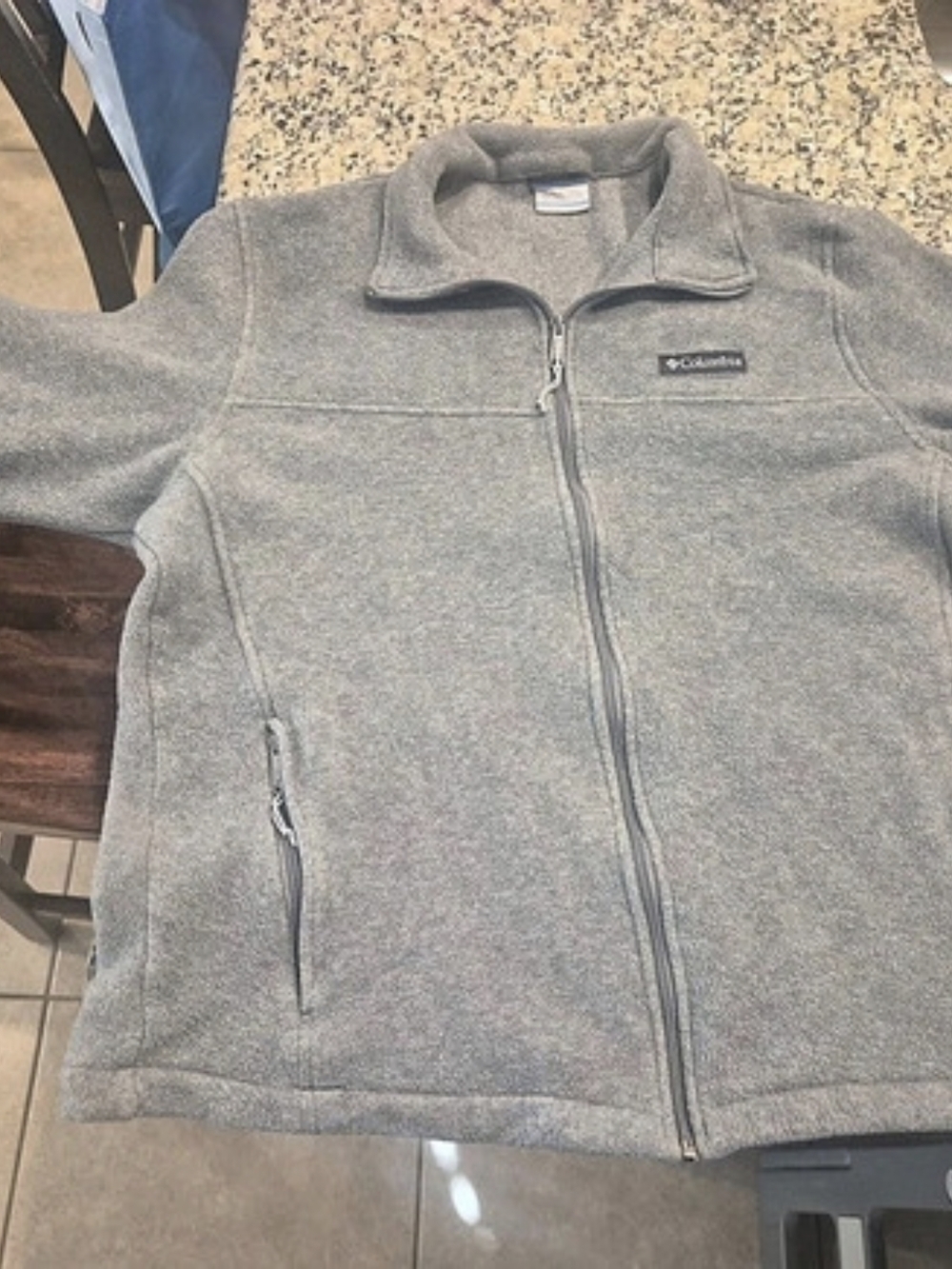 Mens Columbia Zip Large